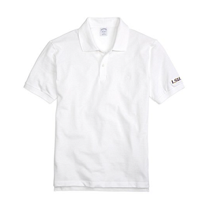 Louisiana State University Slim Fit Polo - White